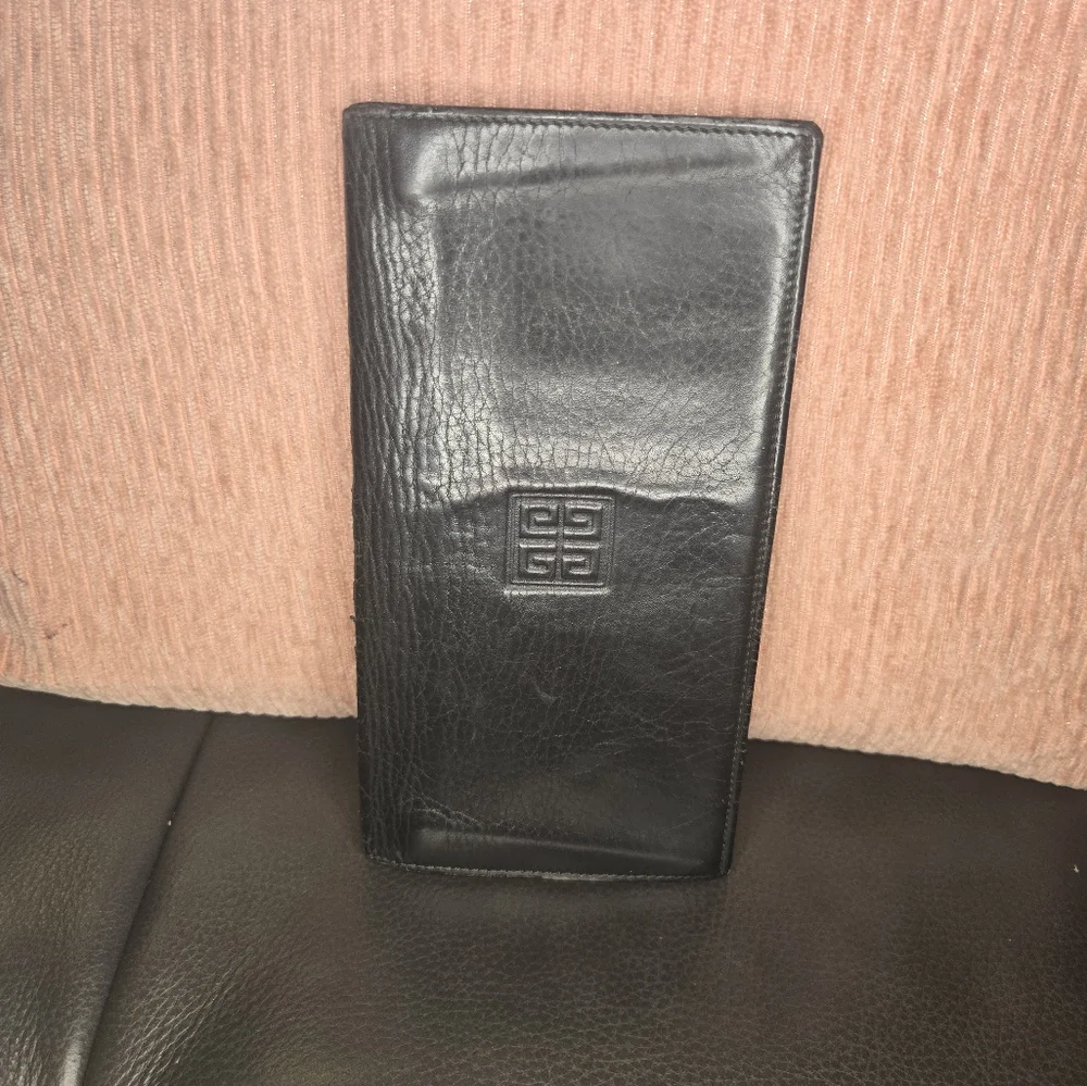 Givenchy Long Leather Black Wallet